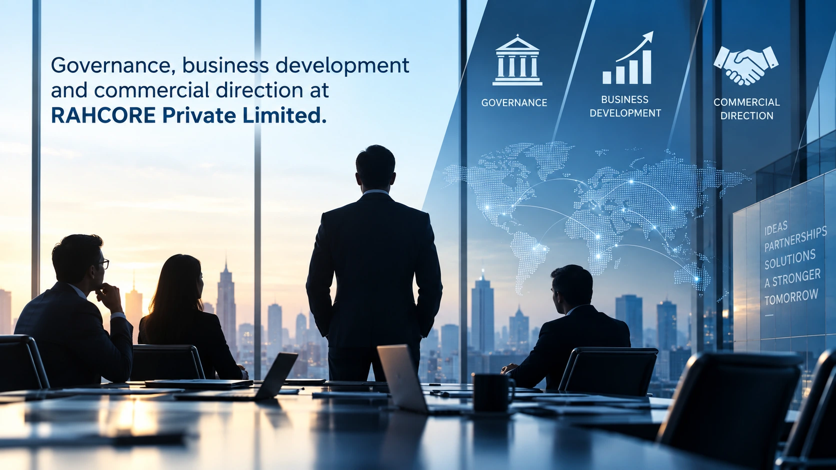RAHCORE leadership, governance, business development and commercial direction.